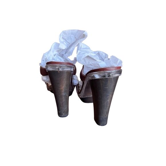 Michael Kors leather brown strap sandal 9.5 - Picture 5 of 14